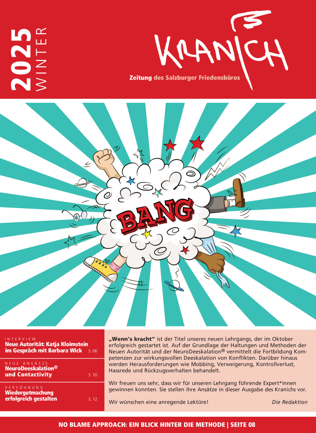 Titelblatt Kranich 04/2025