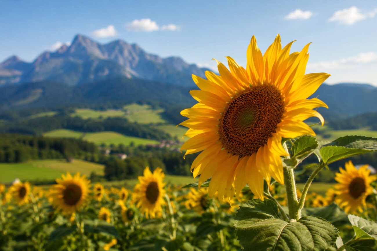 Sonnenblumen Salzburger Land - Bild: ChatGPT