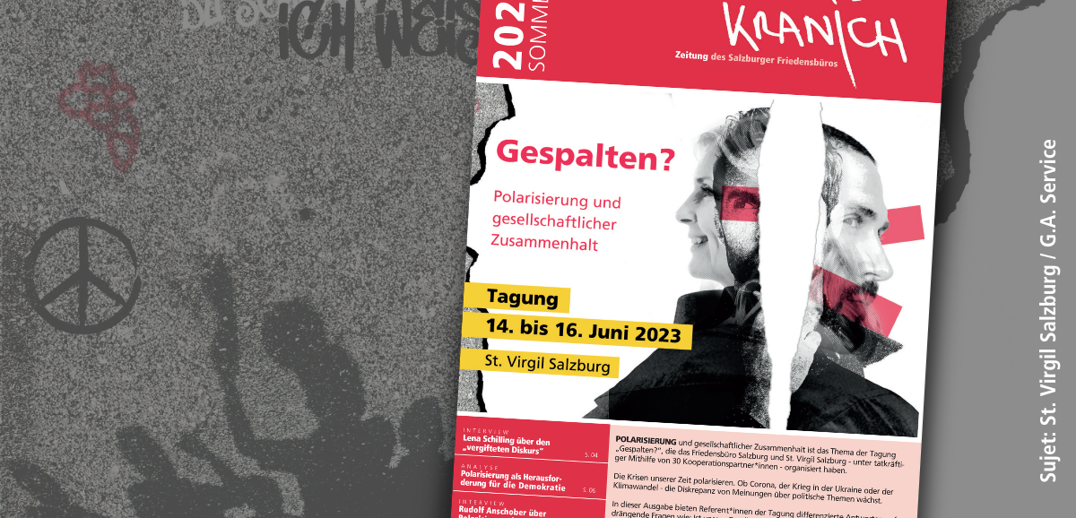 Kranich 02/2023 zum Thema Polarisierung