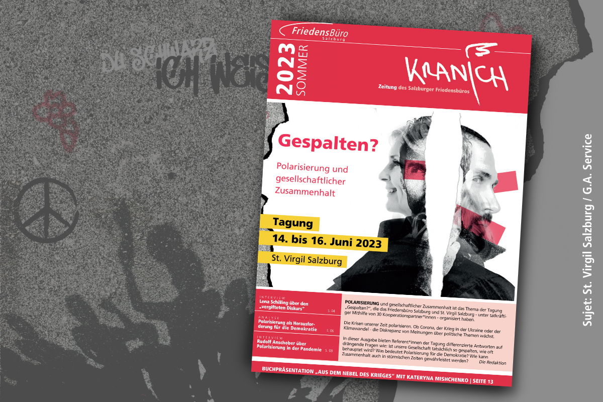 Kranich 02/2023 zum Thema Polarisierung