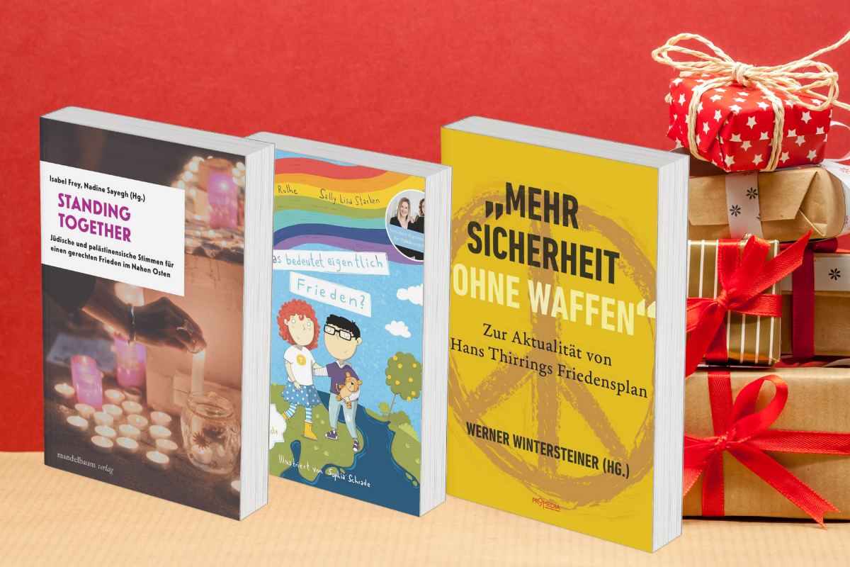 Friedensbücher für den Gabentisch