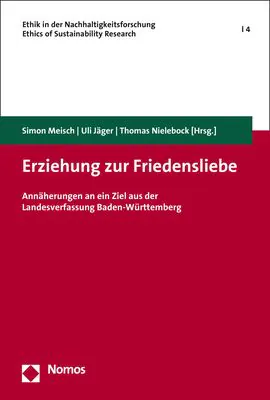 Buchcover Erziehung zur Friedensliebe