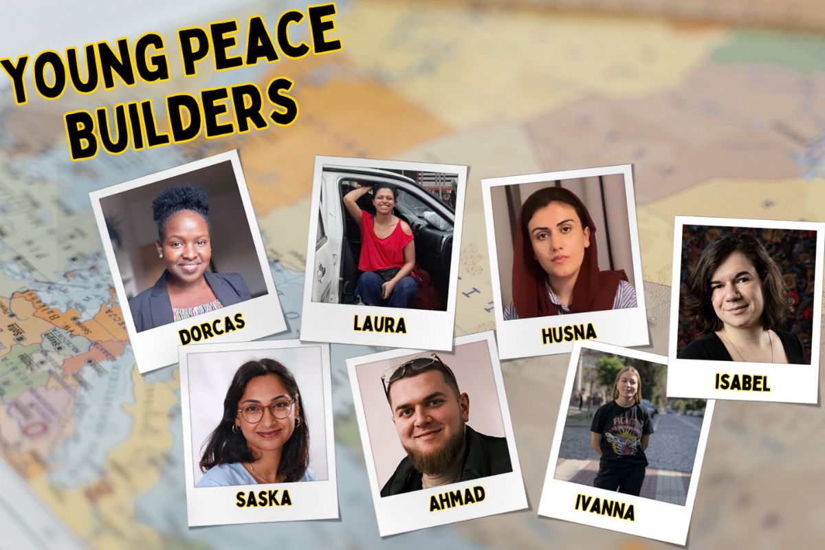 Junge Menschen des Projekts Young Peace Builders